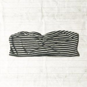 Material Girl Stiped Bandeau Top